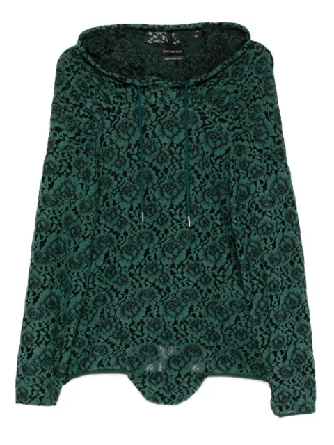 JUNTAE KIM lace hoodie
