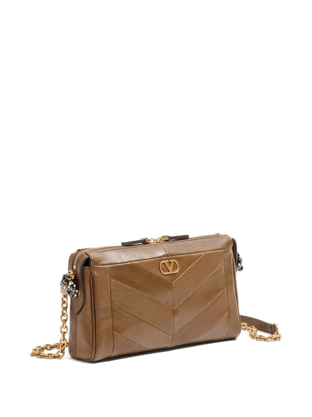 Valentino Garavani Kleine Panthea crossbodytas Bruin