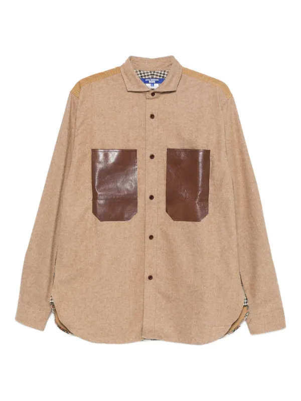 Junya Watanabe MAN チェック シャツ | ブラウン | FARFETCH JP