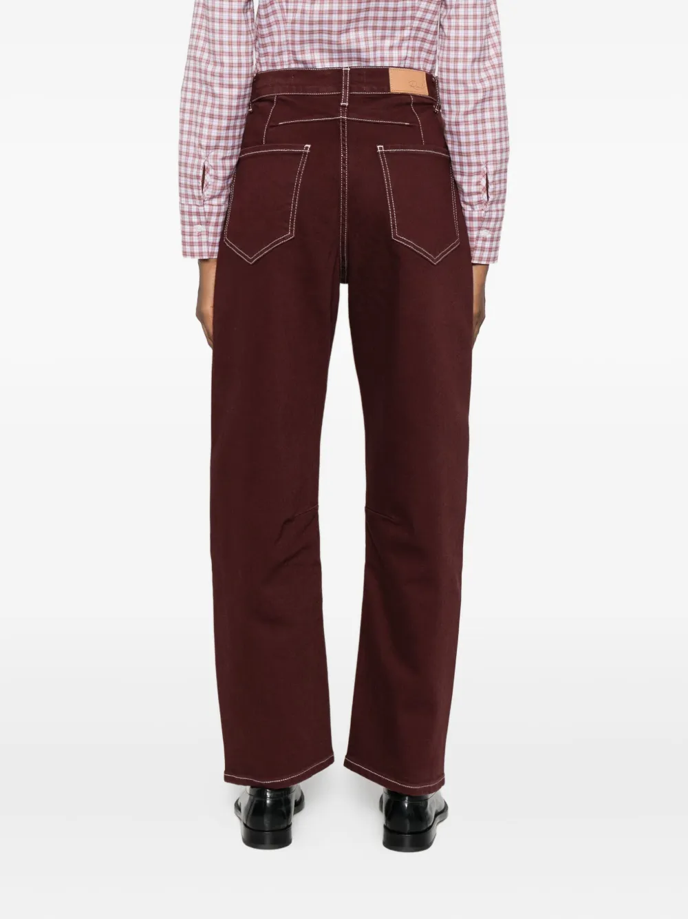 Samo Contrast-Stitching Jeans