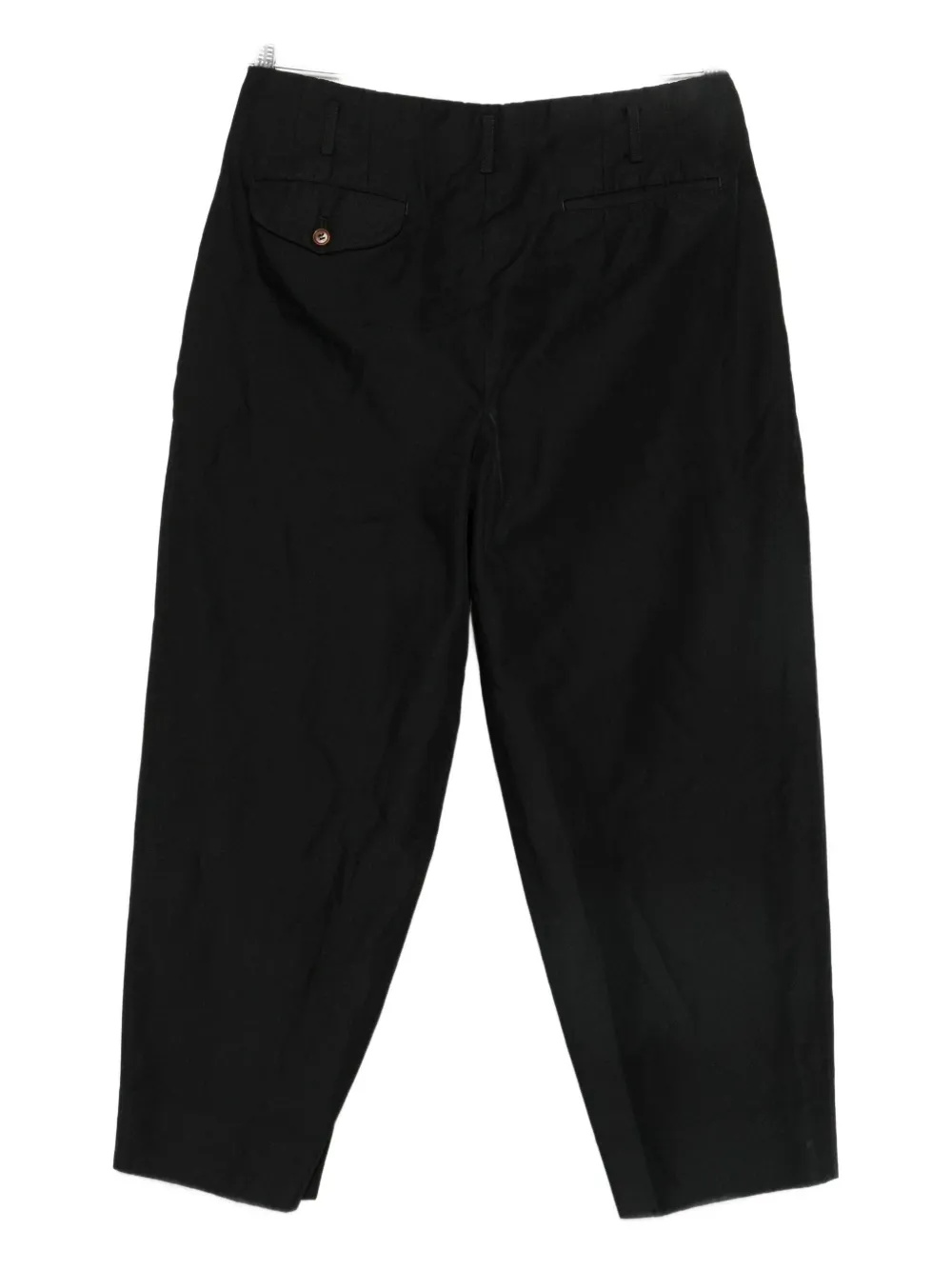 Comme des Garçons Homme Plus Broek met wijde pijpen - Zwart