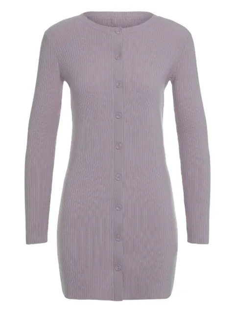 SABLYN Vienna buttoned ribbed cardi-coat