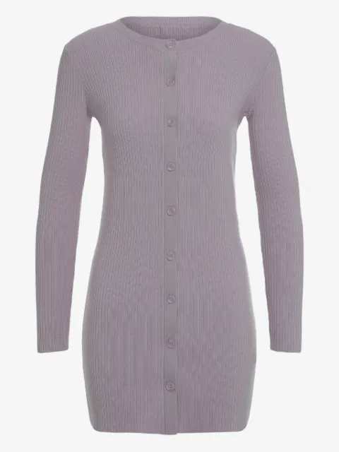 SABLYN Cardigan Vienna canelado com abotoamento