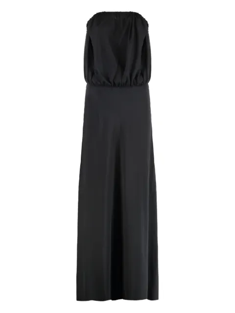 Marinella Piccinno Silvia gathered long dress