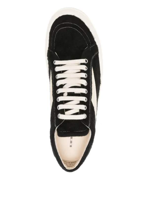 VETEMENTS 75mm Platform Leather Sneakers | Black | FARFETCH RO
