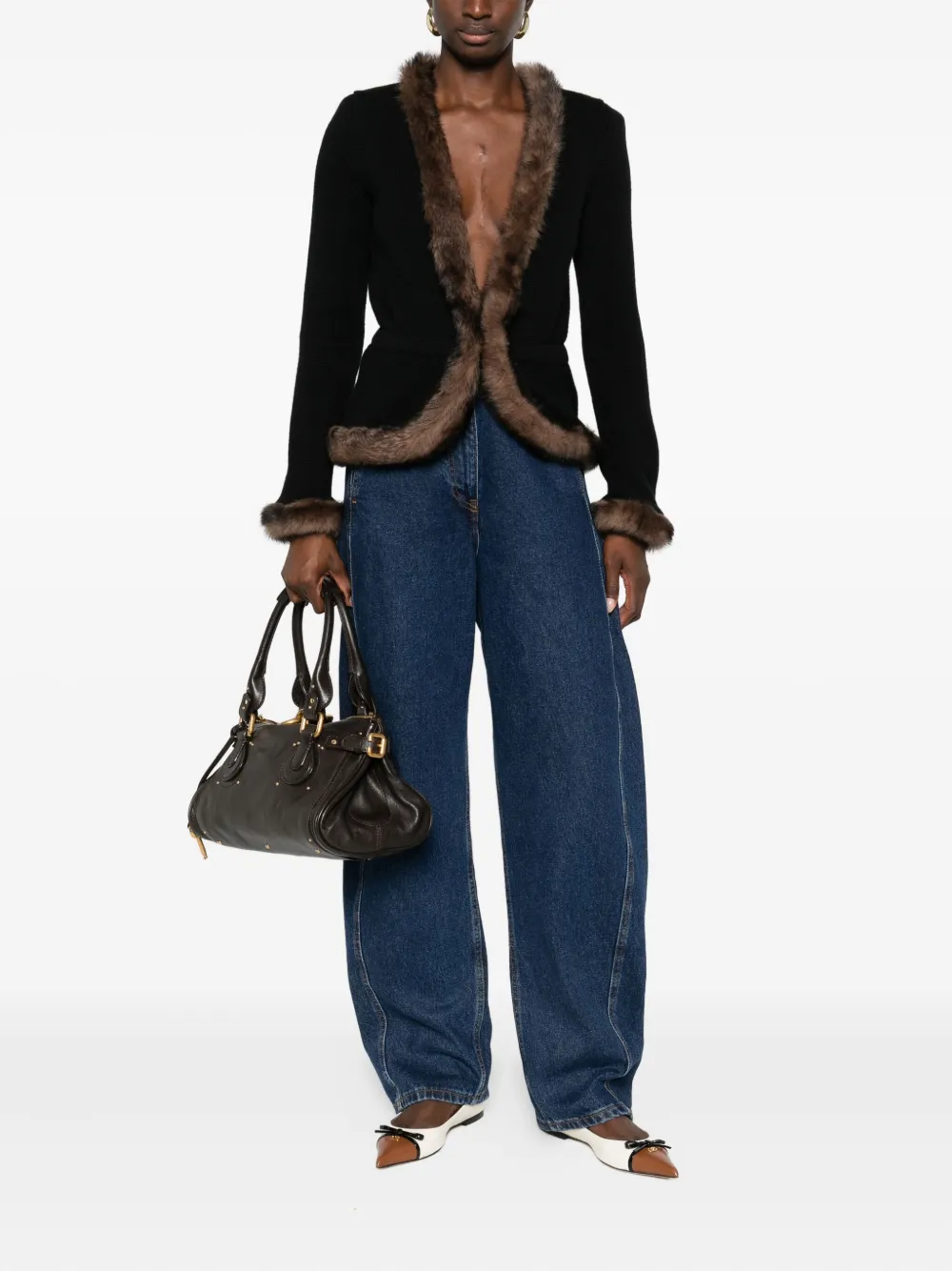 Valentino Garavani Jack met V-hals Zwart