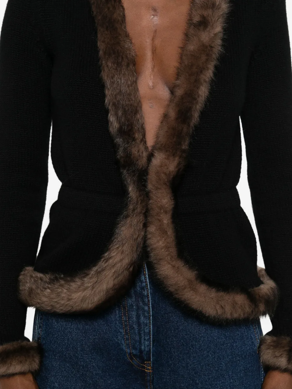 Valentino Garavani Jack met V-hals Zwart