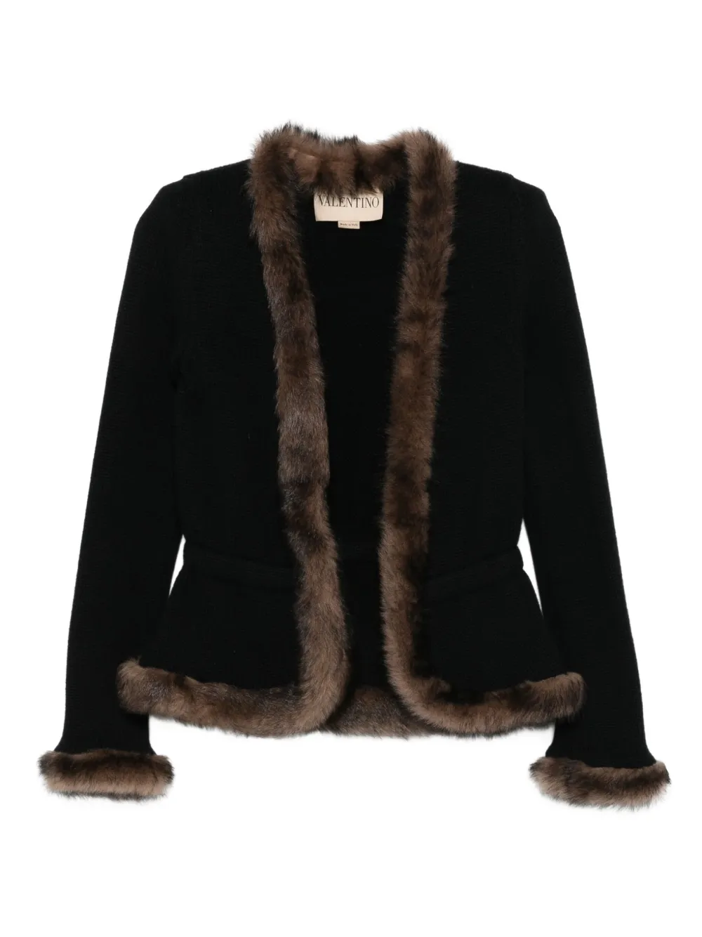 Valentino Garavani Vネック ジャケット - ブラック