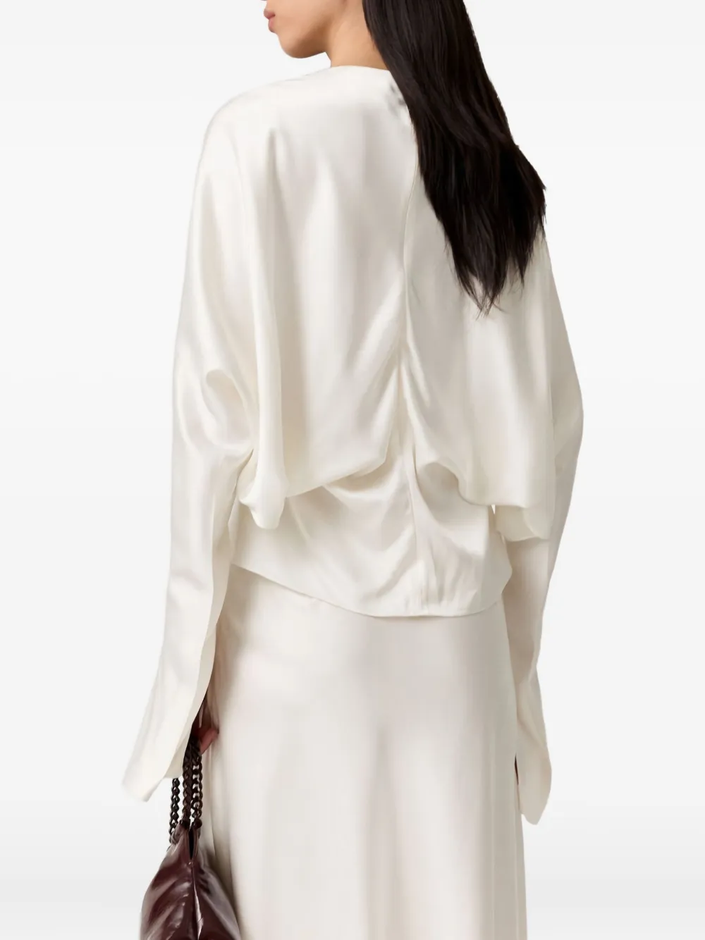 Stella McCartney Blouse met uitgesneden detail Beige