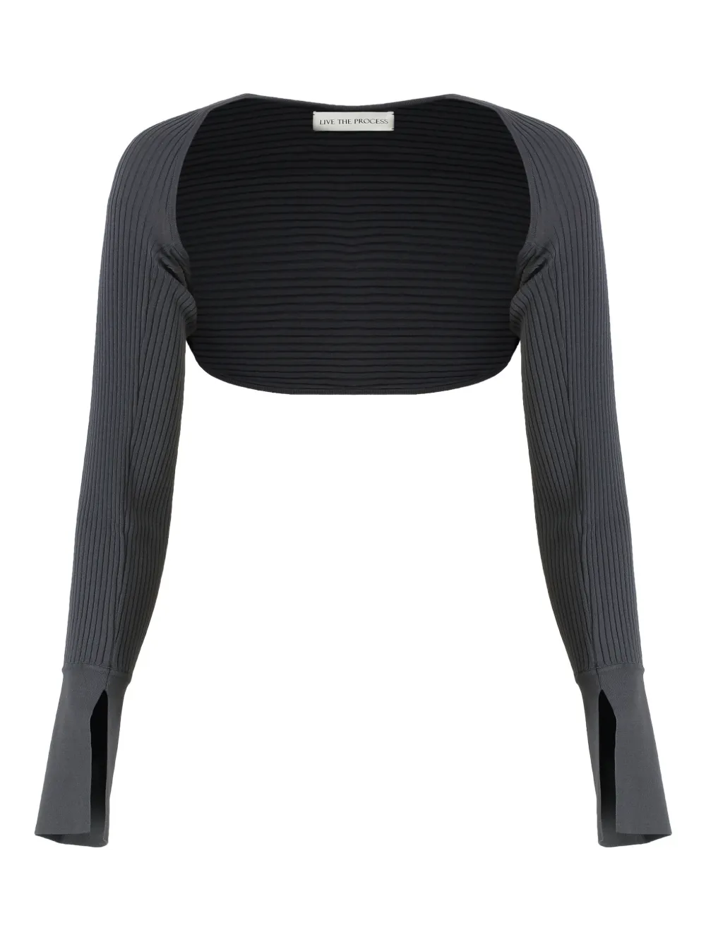 Live The Process Leda ribbed bolero - Grigio