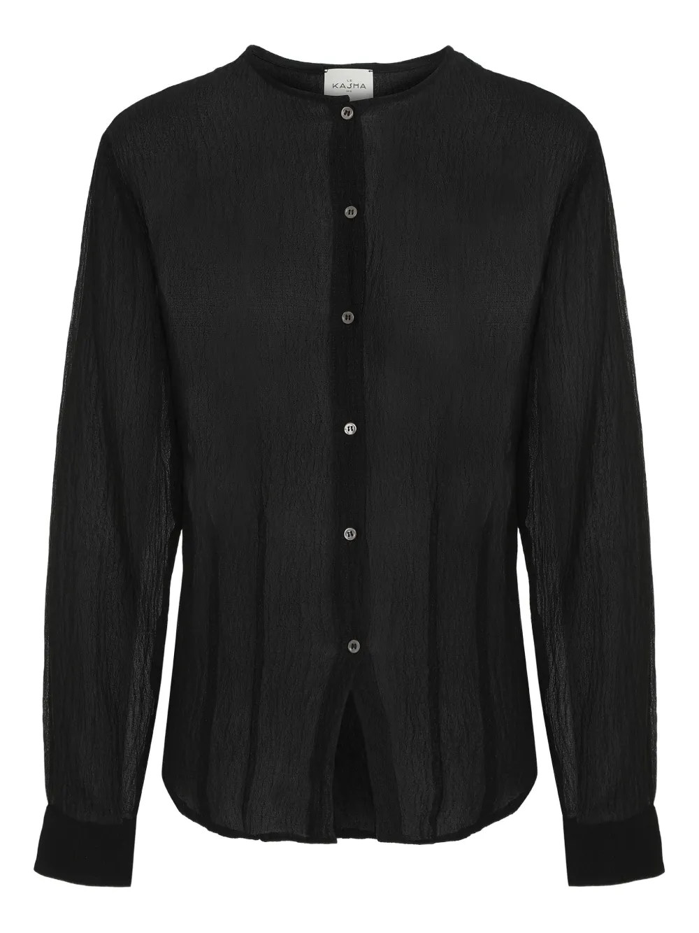 Le Kasha buttoned long-sleeve blouse | negro | Image 1