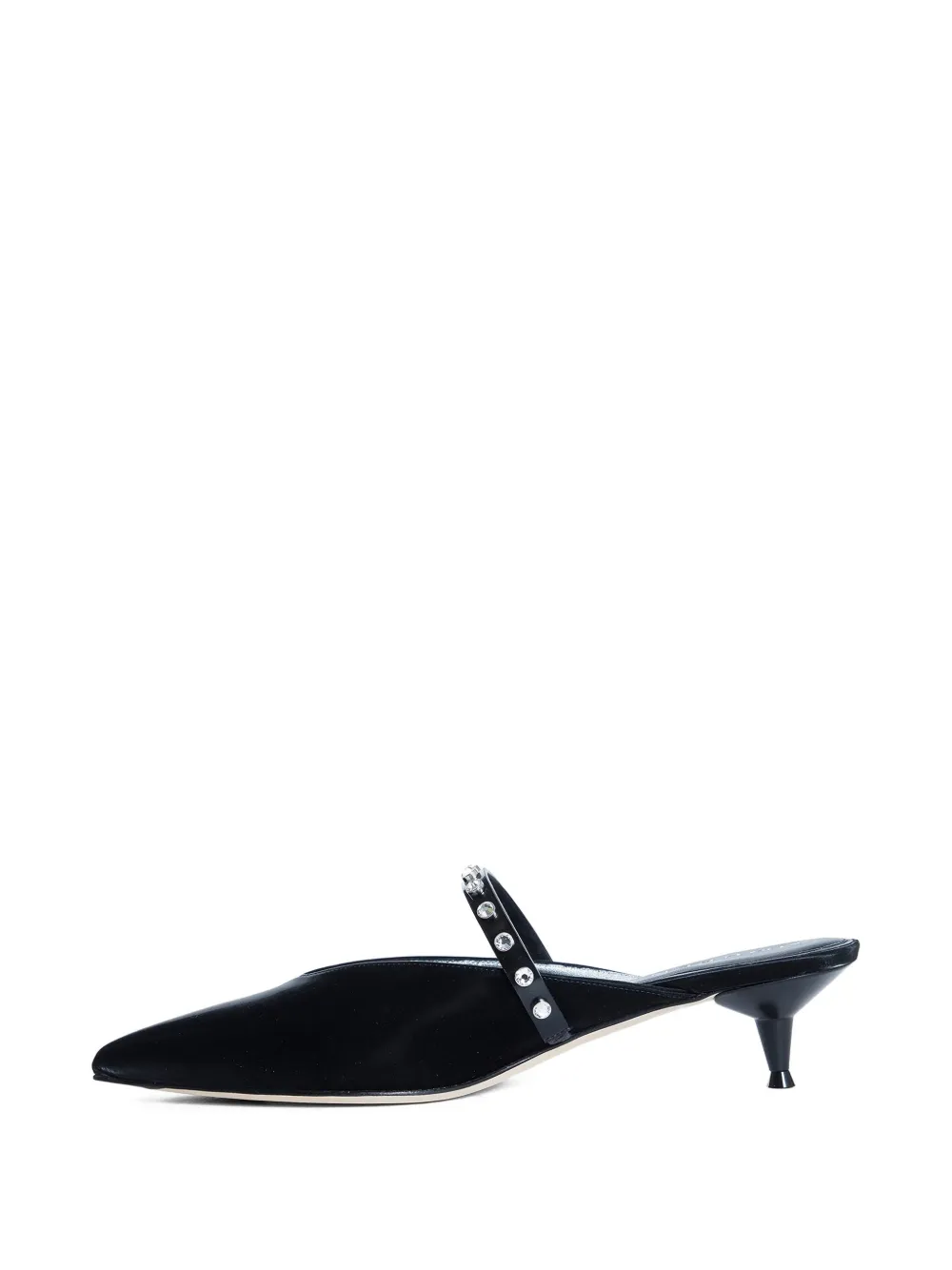 Alexander McQueen 50 mm Revel verfraaide slingback muiltjes Zwart