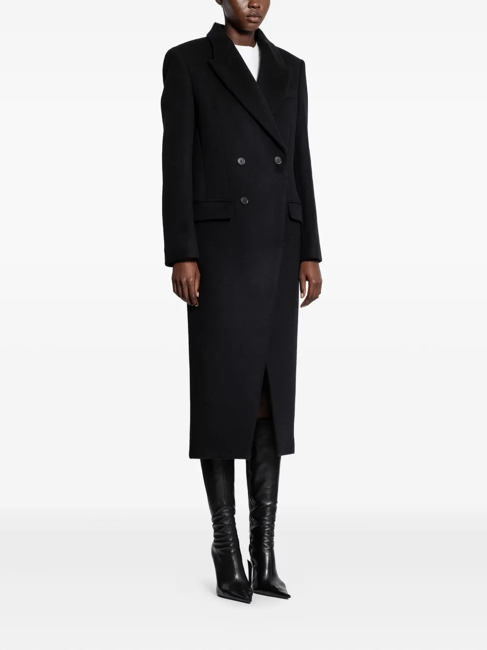 Alexander McQueen double-breasted wool felt coat | Double Breasted & Peacoats | Image 2