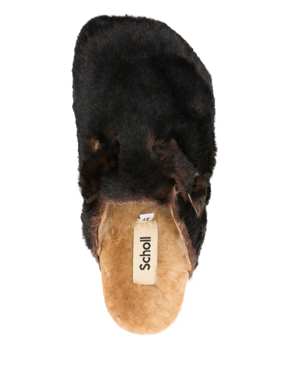 Scholl Chocolate Fae Mules In Brown