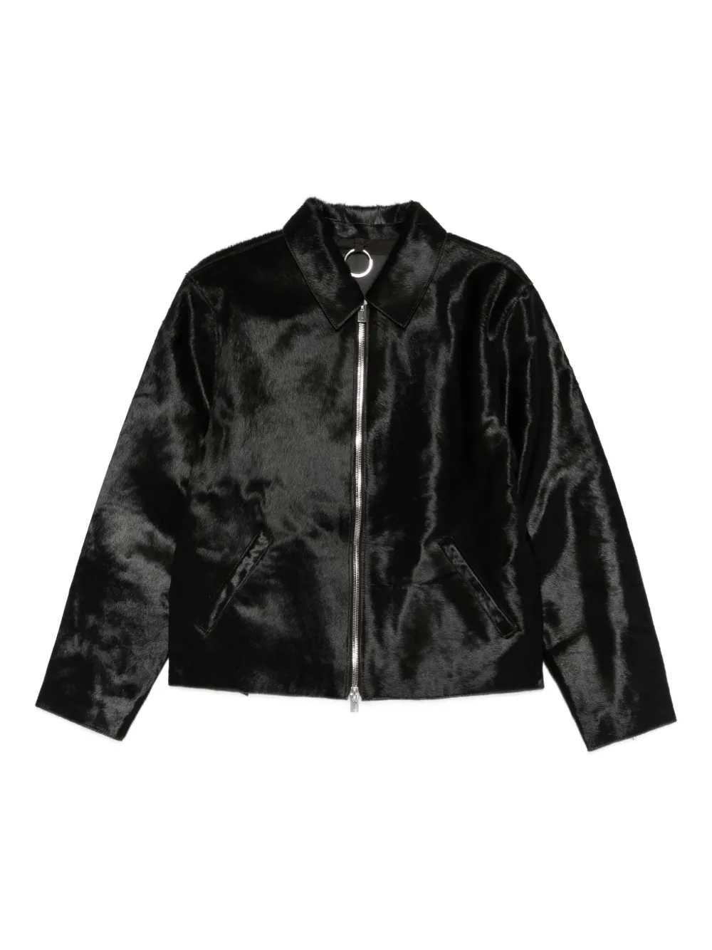 HELIOT EMIL Hemdjacke mit Reißverschluss | Schwarz | Image 1