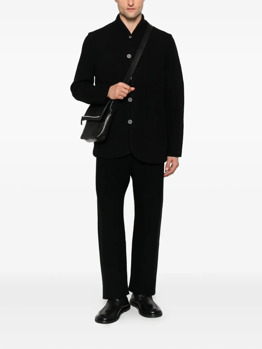 Label Under Construction pleat-detail button-up jacket | Shirt Jackets | Image 2