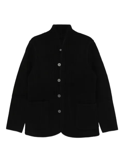 Label Under Construction pleat-detail button-up jacket