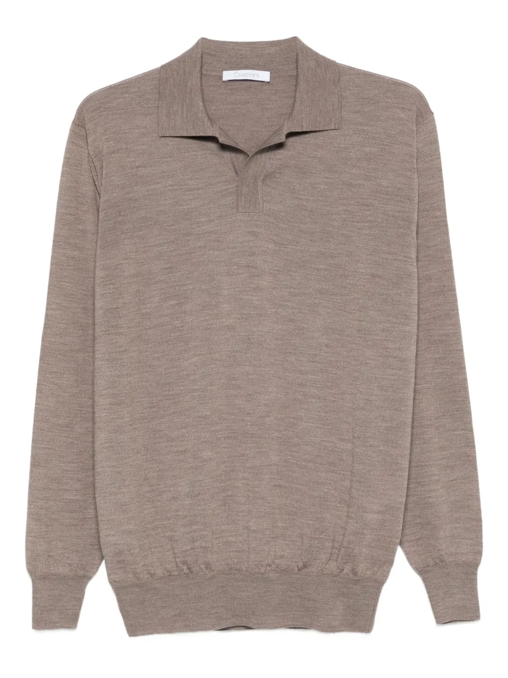 Cruciani wool polo shirt | Brown | Image 1