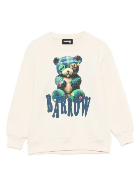 Barrow kids tartan-teddy sweatshirt