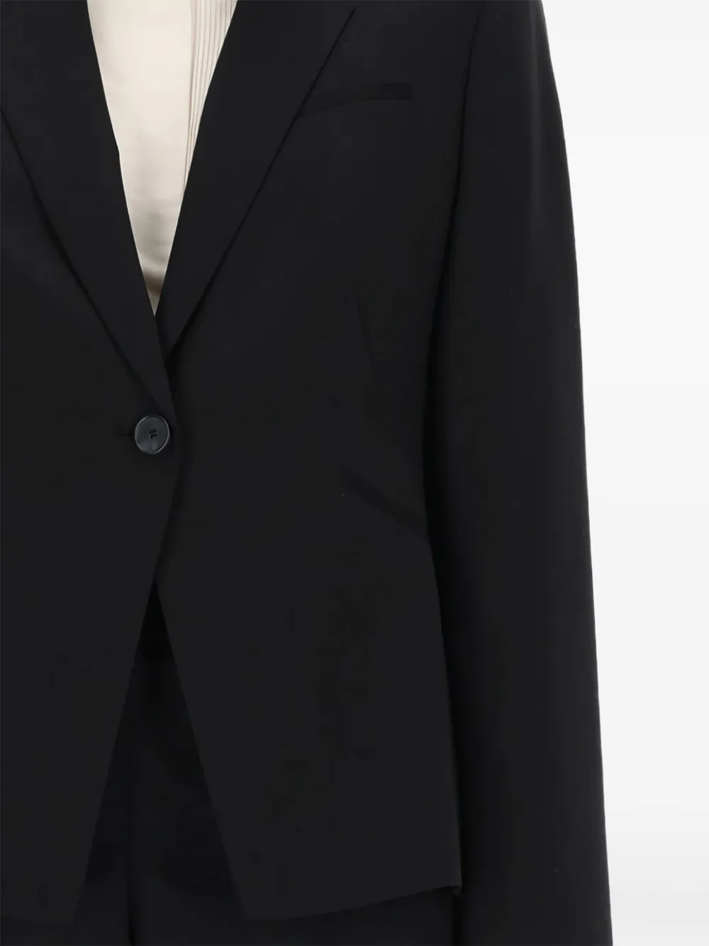 Hugo Boss Single-breasted Blazer In Black