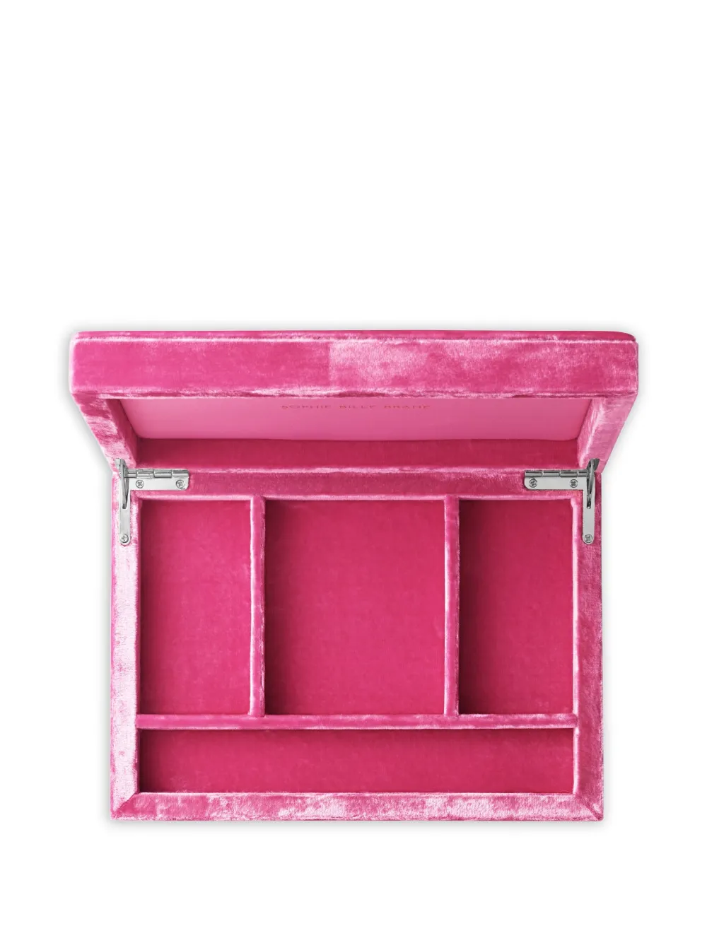 Sophie Bille Brahe Trésor velvet jewellery box (21 x 15 cm) - ピンク Sophie Bille Brahe Trésor velvet jewellery box (21 x 15 cm) - ピンク