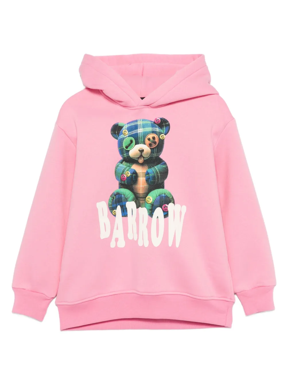 Barrow kids Hoodie met grafische teddybeerprint Roze
