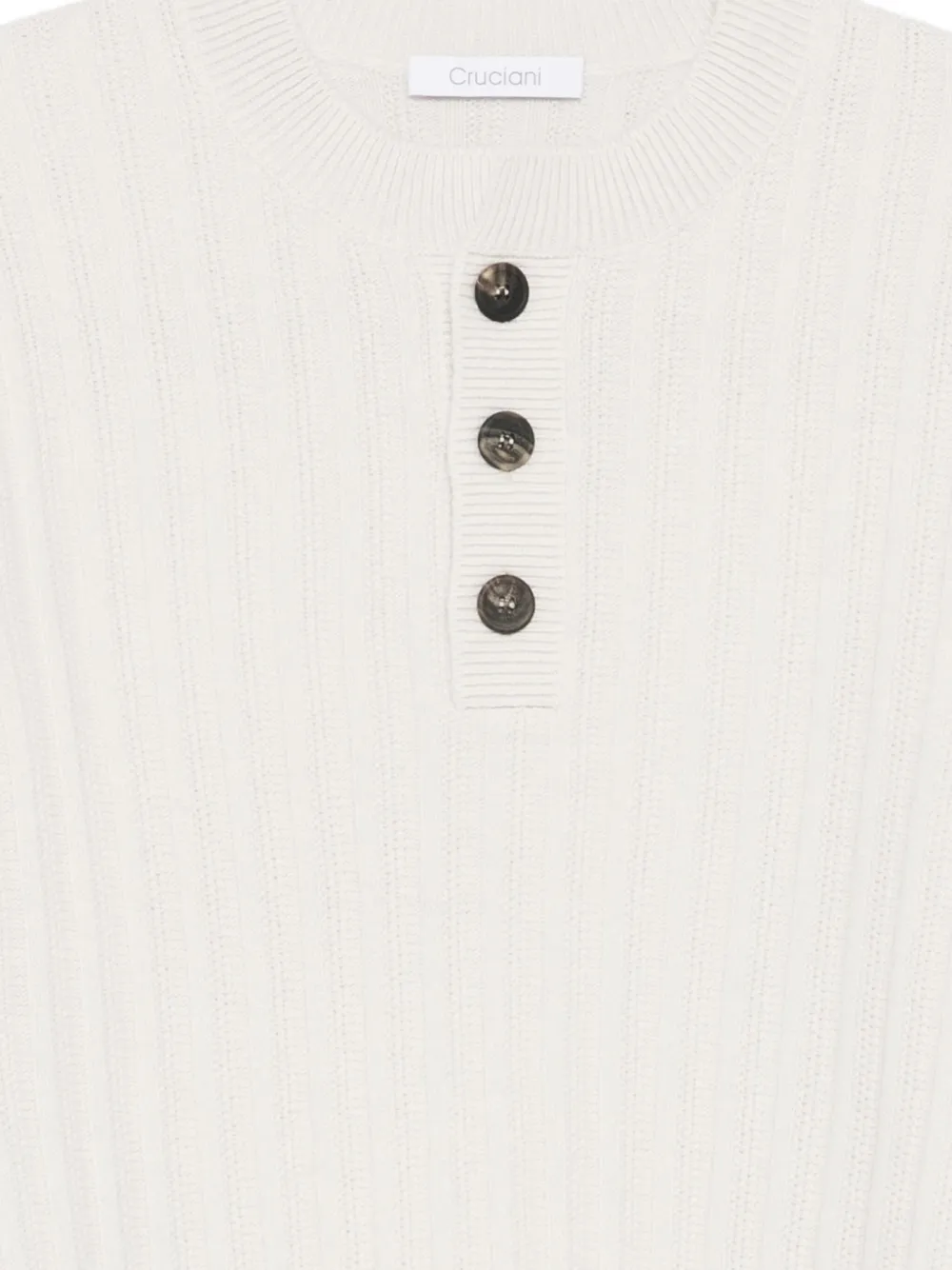  Cruciani Wool Blend Sweater - Neutrals 
