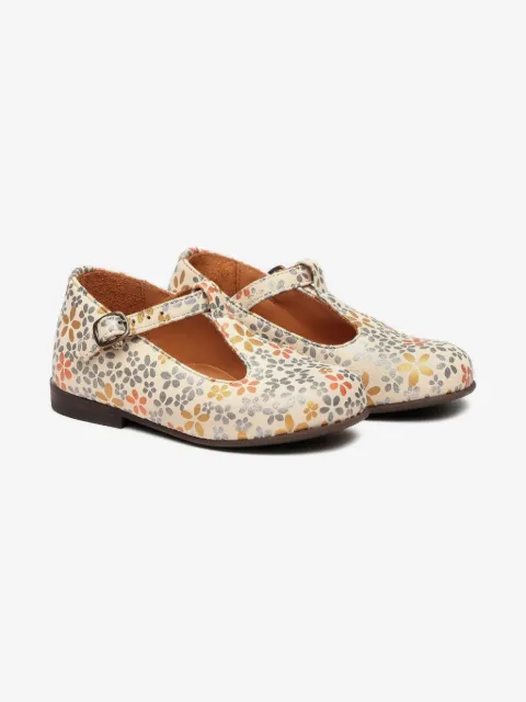 Two Con Me By Pépé floral-pattern buckle ballerinas