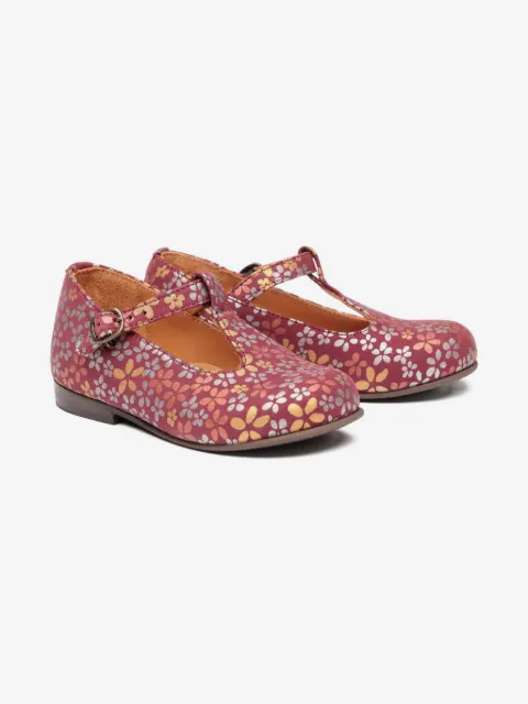 Two Con Me By Pépé floral-patern buckle ballerinas