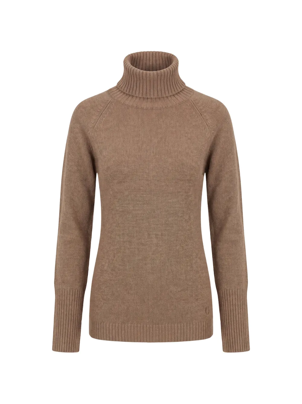 THE (Alphabet) roll-neck raglan-sleeve sweater - Nude