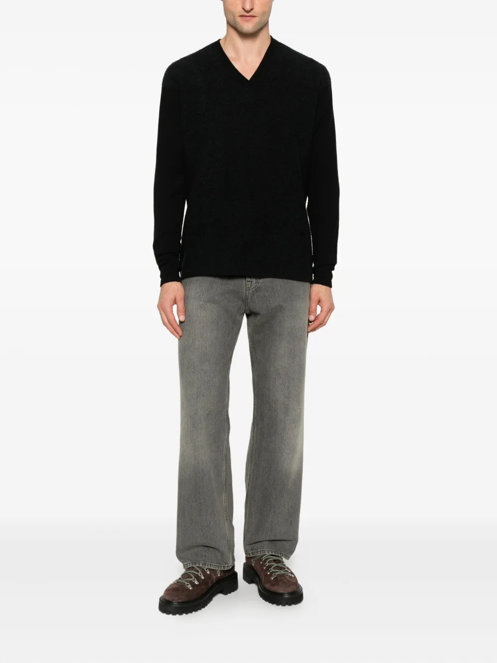 Label Under Construction seam-detail V-neck T-shirt | T-Shirts | Image 2