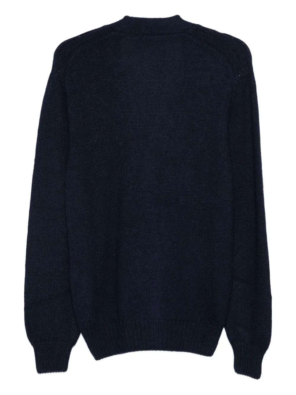 Cruciani ribbed cardigan - Blauw