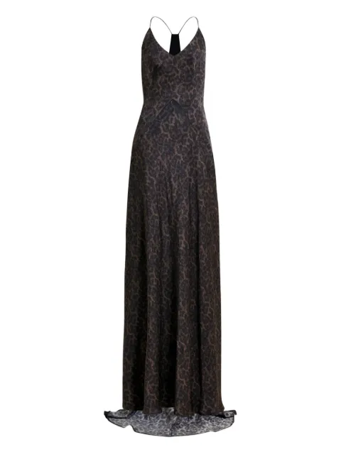 Essentiel Antwerp Idont leopard-print maxi dress