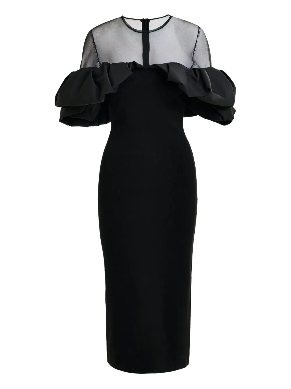 Essentiel Antwerp vestido midi Isatis | negro | Image 1