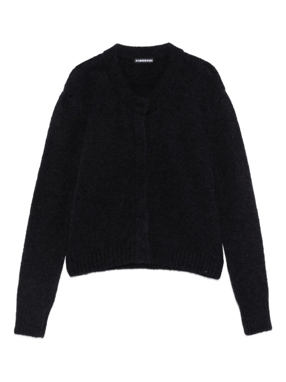 Susanne Bommer Long-sleeved Cardigan In Black
