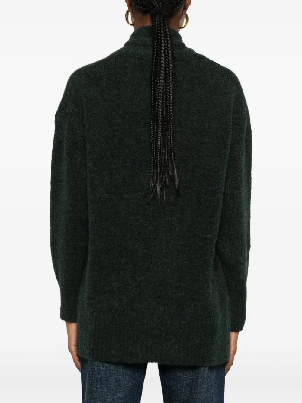 Susanne Bommer Cardigan Mit Schalkragen In Green
