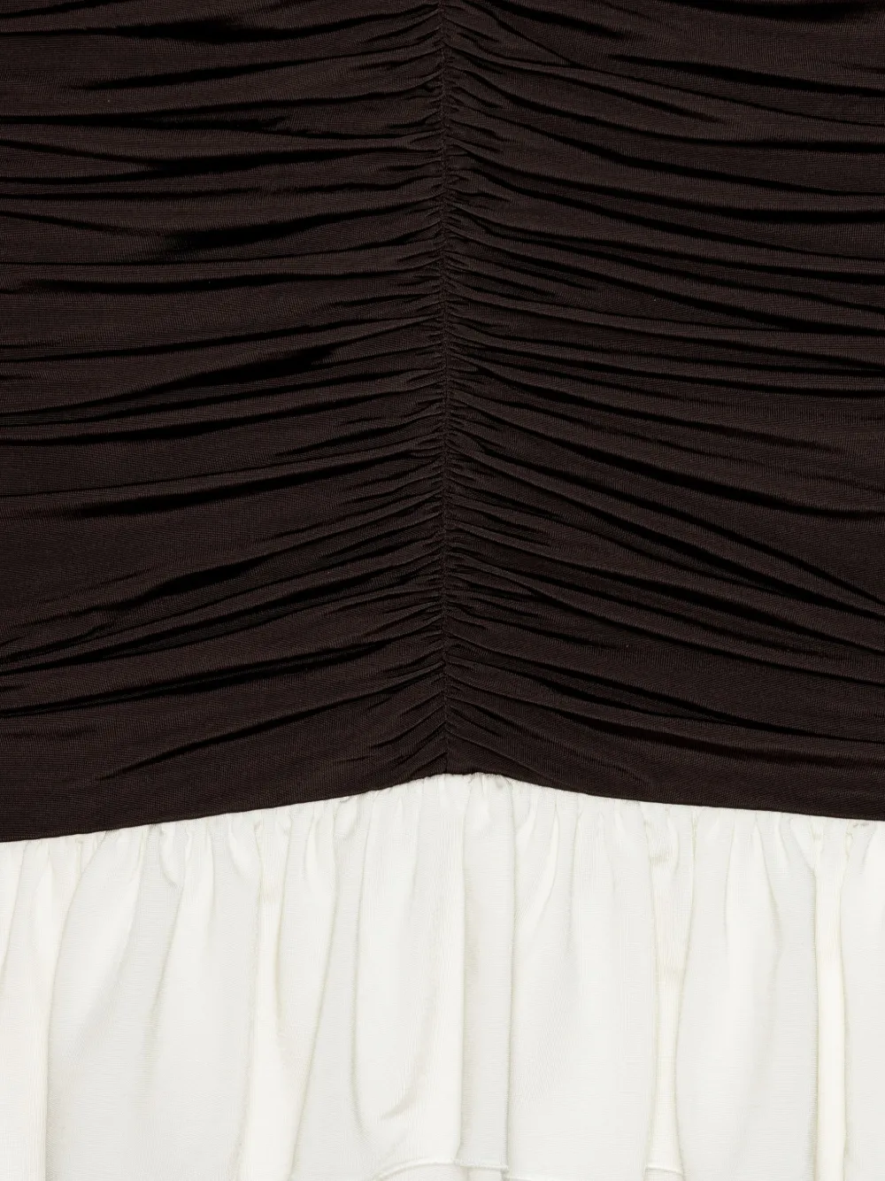 ROTATE BIRGER CHRISTENSEN Mini-jurk met ruches Bruin