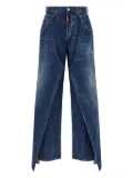 DSQUARED2 x Better Double Wrap stonewash jeans - Blue