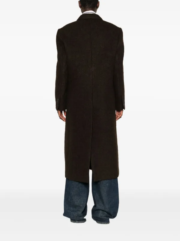 DUNST Alpaca wool-blend Coat | Brown | FARFETCH