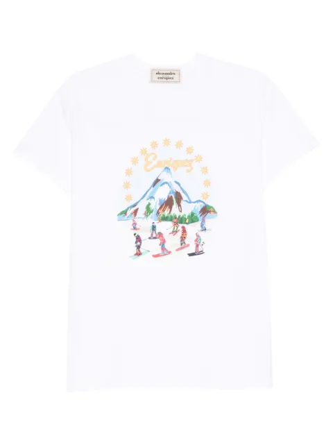 alessandro enriquez graphic-print T-shirt
