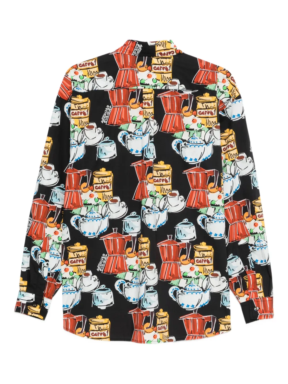 Alessandro enriquez Blouse met grafische print - Zwart