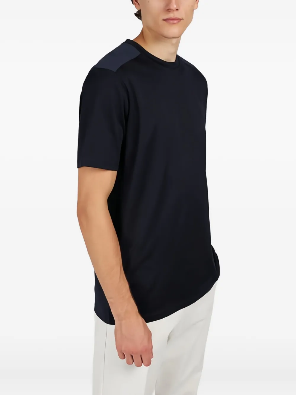 Paul & Shark shoulder-detail T-shirt - Blauw