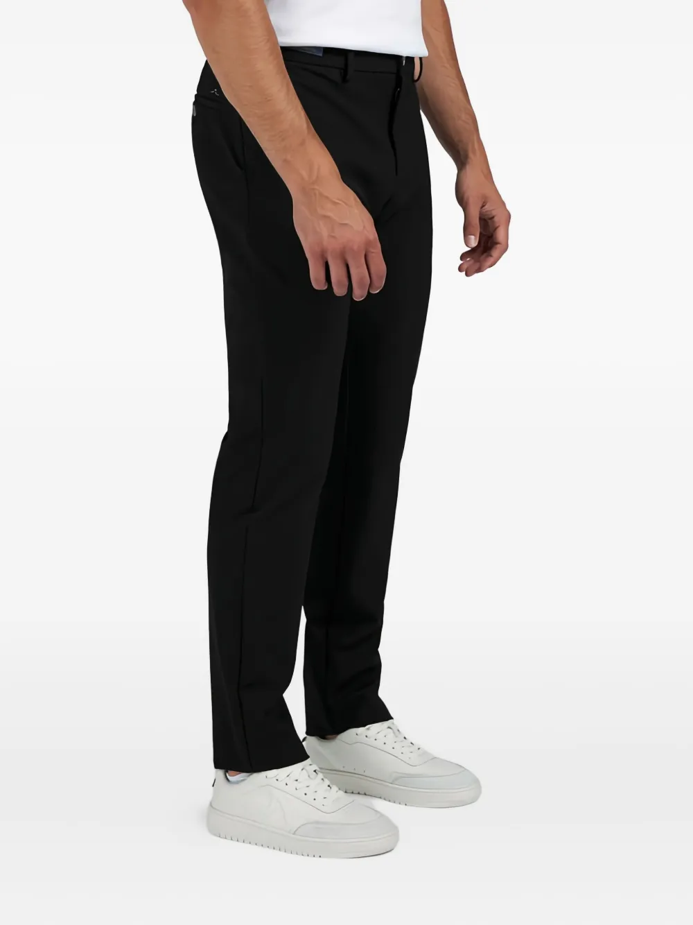 Paul & Shark flat-front chino trousers - Zwart