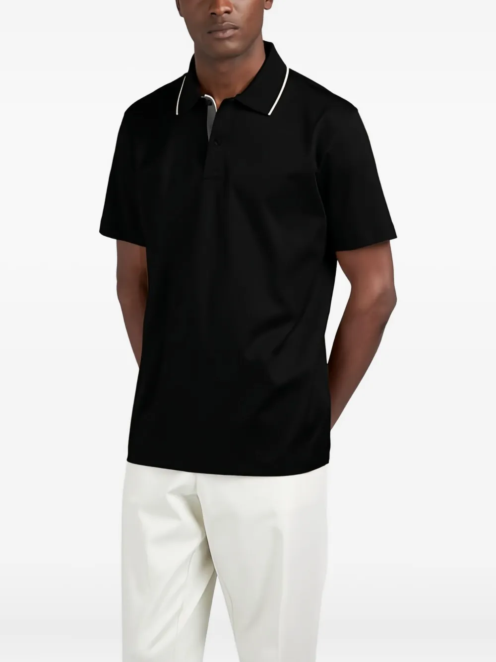 Paul & Shark cotton polo shirt - Zwart