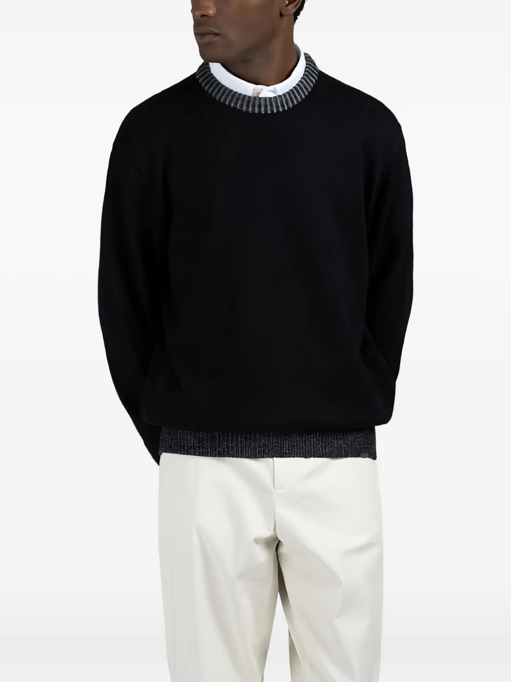 Paul & Shark crew-neck sweater - Zwart