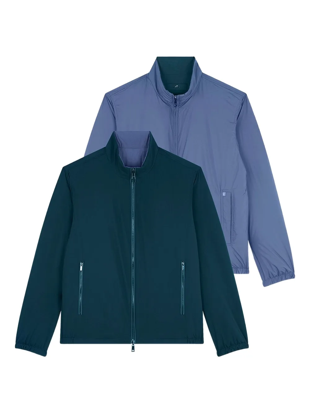 Paul & Shark Reversible Typhoon® Platinum Jacket In Blue