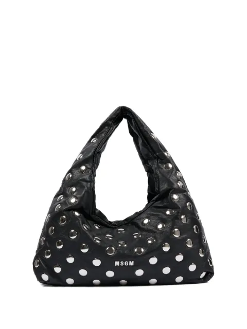 MSGM Kids bolsa de hombro con apliques