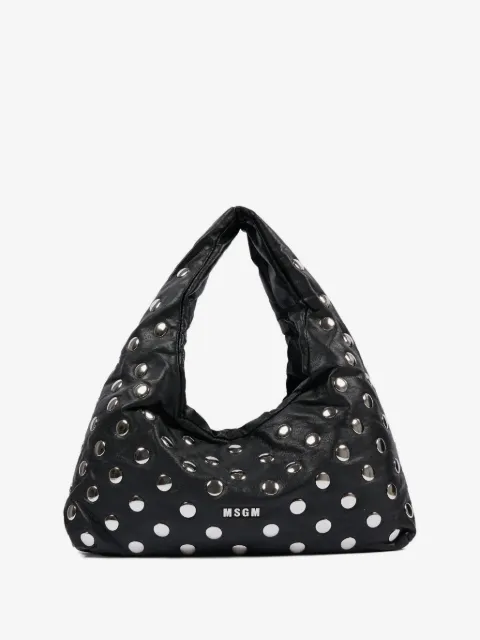 MSGM Kids stud-embellished shoulder bag