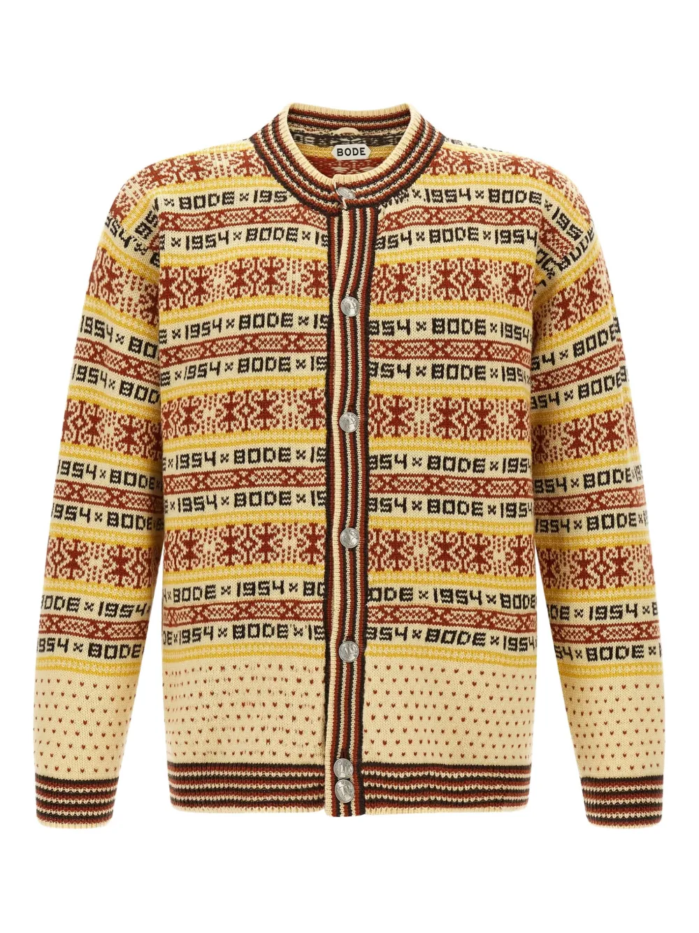 BODE Marzipan wool cardigan | Neutrals | Image 1