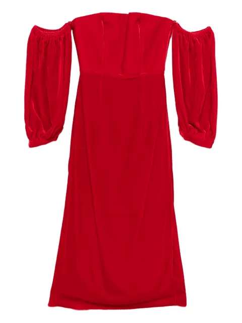 Forte Forte bustier puff-sleeve dress